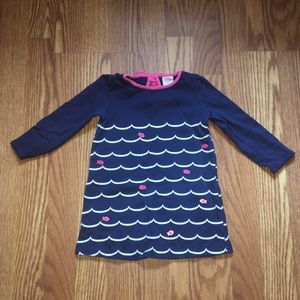 Gymboree fish buttons dress